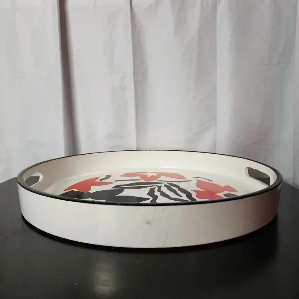 Vintage Katja House design for Gailstyn-Sutton Towele Co serving tray Retro 80s